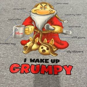 Disney “ I wake up Grumpy” Graphic Tee